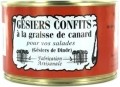 Gésiers confits à la graisse de canard