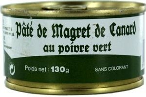 Pâté de canard au poivre vert